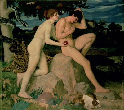 Adam und Eva von William Strang